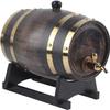 3L Wooden Wine, Storage Red Wine Brandy Whiskey Tequila Home Decor Aging with Faucet Wine Dispenser view 1