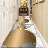 Long Narrow Hallway Runner Rugs, Home Decoration Carpet Runners for Entryway Corridor Kitchen Stair, Grey and Gold 60cm/70cm/80cm/100cm Wide (Size : 2.3 ft x 9.8 ft) view 4