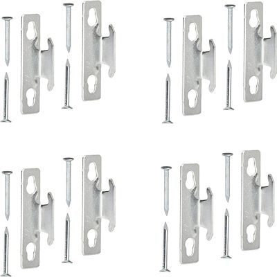 3 Pack of 4, Kenney Mfg Kenney KN851 Single Curtain Rod Bracket