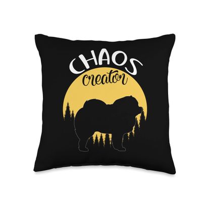 Chow Chow Dog Breed Throw Pillow