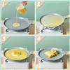 Egg Frying Pan Nonstick Pancake Pan Pancake Griddle Pan,Grill Frying Pan Griddles Durable Nonstick Frying Pot Egg Pancake Pan For Kitchen Dishes Omelette Induction Cooker Pan Handle (Size : 28cm) view 2