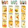Decorably 24 Pack Spiral Bumble Bee Party Favors for Kids - 12 Colorful Designs 2.4x4in Mini Notepads, Spring-Bound with 20 Sheets - Gifts for Birthday, Baby Shower, Children's Party, School view 1