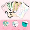 Decorably 24 Pack Panda Party Favors for Kids 8-12 - 12 Adorable Designs 2.4x4in Panda Notepad, Spring Bound 20 Sheets view 4