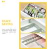 Homoyoyo 4pcs Retractable Drawer Dividers Large Drawer Organizers for Kitchen Home Dorm Sturdy Easy to Use view 3