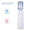 Hot&Cold Water Cooler Dispenser, 5 Gallon Top Loading Water Cooler for Home Office, Water Cooler Dispenser with Storage Cabinet, Chile Safety Lock,White view 2