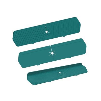 Kitchen Faucet Absorbent Mat Silicone Sink Splash Guard Water Draining Pad Countertop Protector Table Cushion Placemat Bathroom Washable backsplash Guard Water Absorbent Mat Behind Faucet