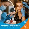 ANBOSON Nitrile Exam Gloves 6mil  Latex-Free, Powder-Free, Textured for Cleaning and Food Handling (Blue of 1000, X-Large) view 3