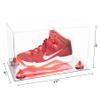 Better Display Cases Versatile Clear Acrylic Display Case - Medium Rectangle Box with Red Risers and Mirror Base 15" x 8" x 9" (V11/A013) view 2
