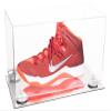 Better Display Cases Versatile Clear Acrylic Display Case - Medium Rectangle Box with White Risers and Mirror Base 15" x 8" x 9" (V11/A013) view 1