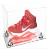 Better Display Cases Versatile Clear Acrylic Display Case - Medium Rectangle Box with Silver Risers and Mirror Base 15" x 8" x 9" (V11/A013) view 1