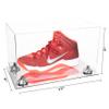 Better Display Cases Versatile Clear Acrylic Display Case - Medium Rectangle Box with Silver Risers and Mirror Base 15" x 8" x 9" (V11/A013) view 2