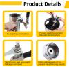 MRbrew Beer Shank Faucet with 1/4'' Barb Fitting, Kegerator Tower Beer Tap Parts - Stainless Core Tap & Hose Clamp, Kegerator Replacement Kit for 3/16'' Liquid Line Homebrew Draft Beer Tower Dispenser view 4