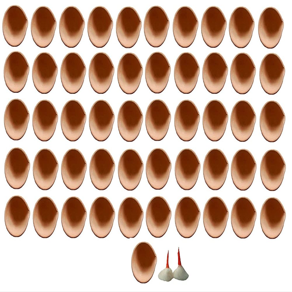 Handmade Mitti Ke Diye/Clay Lamp/Mitti Diyas/Oil Lamp/Earthenware Terracotta Deepak Set Of 100