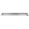 60'' Food Heat Lamp Overhead Food Warmer Commercial Infrared Strip Heater with Cord & Plug,110V,500 Watts (60 Inch), Silver view 1