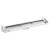 60'' Food Heat Lamp Overhead Food Warmer Commercial Infrared Strip Heater with Cord & Plug,110V,500 Watts (60 Inch), Silver view 3