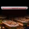 60'' Food Heat Lamp Overhead Food Warmer Commercial Infrared Strip Heater with Cord & Plug,110V,500 Watts (60 Inch), Silver view 4