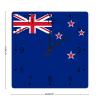 New Zealand Art Clock New Zealand Flag Farmhouse Wooden Wall Clocks National Flag Country Souvenir Clocks Quality Quartz Battery Operated Silent Square Clock for Dinning Living Room 10inch view 2