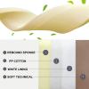 Headboard Cushion Back Upholstered Wedge Pillow Positioning Support Pillow Bolster Lumbar Pillow for Twin Queen King Day Bed Bunk Bed Rest Cushion Pillow,B,with headboard 47.2"/120cm view 3