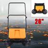 InSyoForeverEC Hand-Push Sweeper, Walk-Behind Outdoor Manual Push Floor Sweeper, Lightweight Foldable Walk-in Floor Sweeping Machine, 26.77" Sweeping Width, Sweeps 2720/h view 3