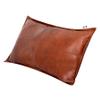 QAWACH Lambskin Leather Rectangle Pillow Cover - Sofa Cushion Case - Decorative Throw Covers for Living Room & Bedroom (12X20 Inch, Tan Antique Box Pack of 1) view 3