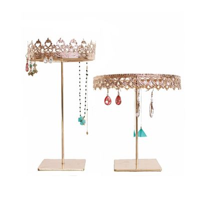 moisture Jewelry Holder Jewelry Rack Display Storage Rack Swivel Storage Bracelet Necklace Holder Jewelry Display for Hanging Necklace Pendants Jewellery Stand (Size : Sm)