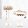 moisture Jewelry Holder Jewelry Rack Display Storage Rack Swivel Storage Bracelet Necklace Holder Jewelry Display for Hanging Necklace Pendants Jewellery Stand (Size : Sm) view 4
