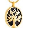 SHEIL Free Engraving- Oval Stainless Steel Memorial Urn Jewelry - Tree of Life Cremation Keepsake Necklace for Ashes,4 view 1