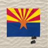 Arizona State Flag Beach Towel, 40"x 71" (100 x 180 cm) Soft Towel, 100% Cotton, Summer Gift view 2