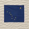 Alaska State Flag Beach Towel, 40"x 71" (100 x 180 cm) Soft Towel, 100% Cotton, Summer Gift view 3