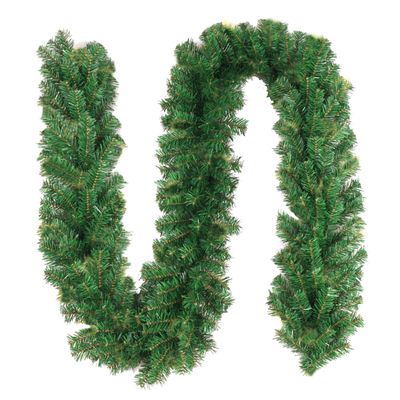 10Ft Christmas Garland Indoor Outdoor Decorations  3 Pack Artificial Greenery Garlands for Mantel Mantle Stairs Railing Fireplace Front Door Porch Windows  Green Christmas Decor