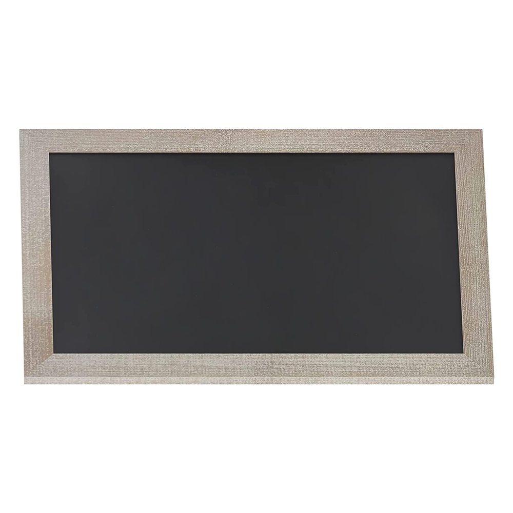 HBCY Creations 20" X 30" Weathered Lightwash Solid Wood Frame Wall Chalkboard, Magnetic Surface, Home Dcor, Restaurant & Caf Menus, Blackboard, Includes Chalk, Eraser & Hanging Hardware