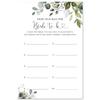 InvitationHouse How Old was The Bride Guess The Bride's Age Game - 48 Cards (Greenery) view 1