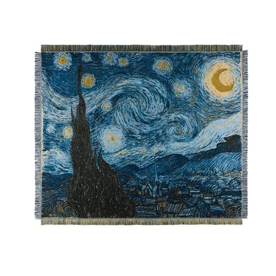 MANFER Van Gogh Tapestry, Van Gogh Art Wall Tapestries Decor, Vintage Aesthetic Dorm Wall Tapestry Background,Artistic World Classic Famous Art Masterpiece Home Sofa Blanket (Size : 150 * 120)