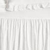 Lush Decor Ruffle Skirt Daybed Cover 5 Piece Set 39"W x 75"L White - Ruffled Bedding Set - Farmhouse Bedding Twin Bedspread - Twin Bedspread view 2