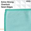 Superio Microfiber Window Cleaning Cloth, Mirror & Glass Miracle Cloth Lint & Streak Free, Washable, Large Eco-Friendly for Electronics, Cars, Tv Screens, Glasses...Cleans with Plain Water (14x16 6) view 3