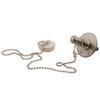 Kingston Brass CC1118 Rubber Stopper Chain and Attachment for CC1008, Brushed Nickel view 1