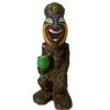 18" Friki-Tiki Full Body Totum Pole Statue with Margarita Party Drink and Slapping His Knee view 1