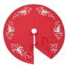 Embroidered Reindeer Christmas Tree Skirt view 3