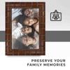 11x16 Frame Bamboo 3" Choco Brown Solid Wood Picture Frame Width 3 Inches | Interior Depth 0.5 Inches | Haru Bamboo Photo Frame Complete with UV Acrylic, Foam Board Backing & Hanging Hardware view 2