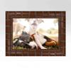 11x16 Frame Bamboo 3" Choco Brown Solid Wood Picture Frame Width 3 Inches | Interior Depth 0.5 Inches | Haru Bamboo Photo Frame Complete with UV Acrylic, Foam Board Backing & Hanging Hardware view 4
