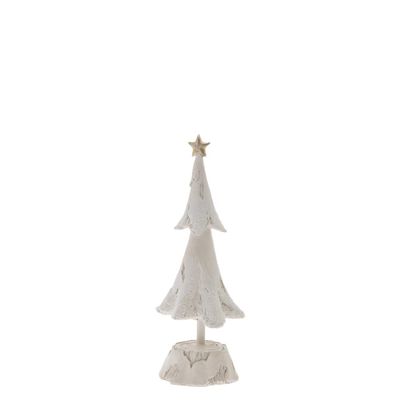 Boston International Christmas Winter Holiday Tabletop Tree Decoration, Small, Pearly Snow
