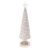 Boston International Christmas Winter Holiday LED Tabletop Tree Decoration, Large, Champagne & White view 2