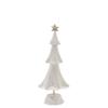 Boston International Christmas Winter Holiday Tabletop Tree Decoration, Medium, Pearly Snow view 1