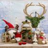 Boston International Christmas Winter Holiday Tabletop Tree Decoration, Medium, Pearly Snow view 3