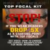 First Responder's Choice! Tactical Shooting Glasses for Front Sight Focus 99% of Inaccuracy Occurs When You Cant See Your Sights. Maintains a Natural Shooting Stance. Top Focal Anti-Fog, ANSI Z87.1+ view 2