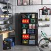STANI Metal Storage Cabinet Locking Steel Storage Locker with 5 Adjustable Shelves 71H32W16D Tall Metal Cupboard for Office Home Garage Gym School view 1