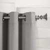 Sun Zero Barrow Energy Efficient Grommet Curtain Panel Pair Grey 54" x 63" view 2