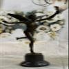Winged Fairy by Dumont 100% Solid Bronze Sculpture Hand Made by Lost Wax Method by Think Bronze Decorative view 1