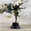 Winged Fairy by Dumont 100% Solid Bronze Sculpture Hand Made by Lost Wax Method by Think Bronze Decorative view 4