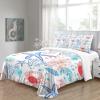 3-Pack Beach Shell Bedspread Ocean Themed Shell Conch Summer Quilt Lightweight Double Sided Conch Seahorse Starfish Coral Print Bedspread Set Coastal Bedding Twin 68x86 inch173x218 cm view 4